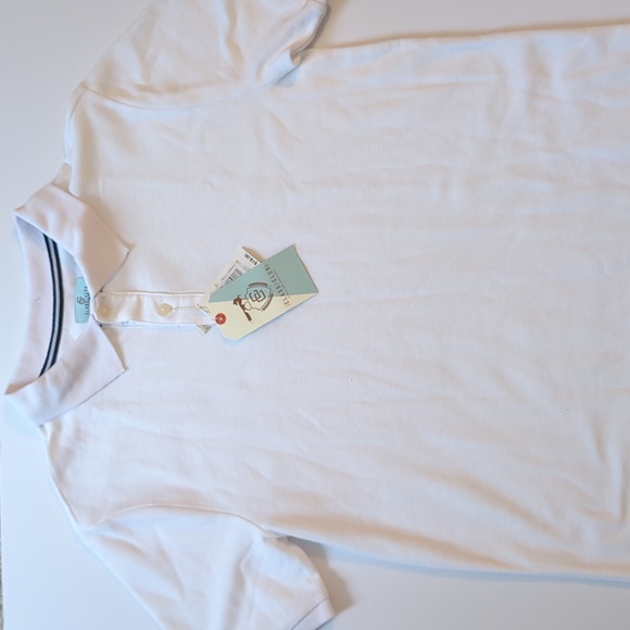 Big Boys Class Club White Polo Size 18/20 NWT - Picture 7 of 7